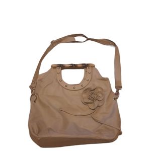 Floral and bamboo purse